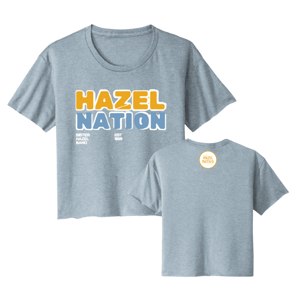 Sister Hazel Womens Hazel Nation Cropped T-Shirt